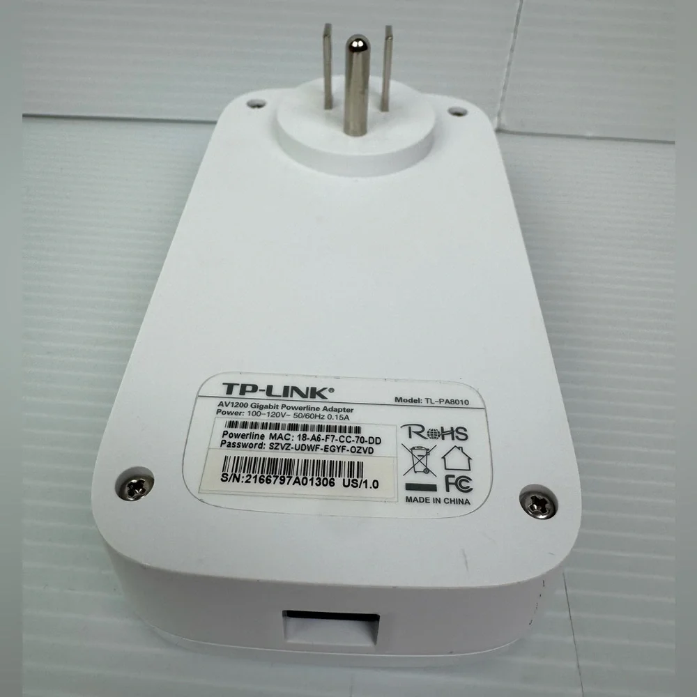 2 TP-LINK Powerline Kit AC1750 Wi-Fi Range Extender AV1200 TL-WPA8730 TL-PA8010